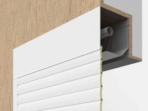 Комбинированный монтаж коробом внутрь Комбинированный монтаж коробом внутрь